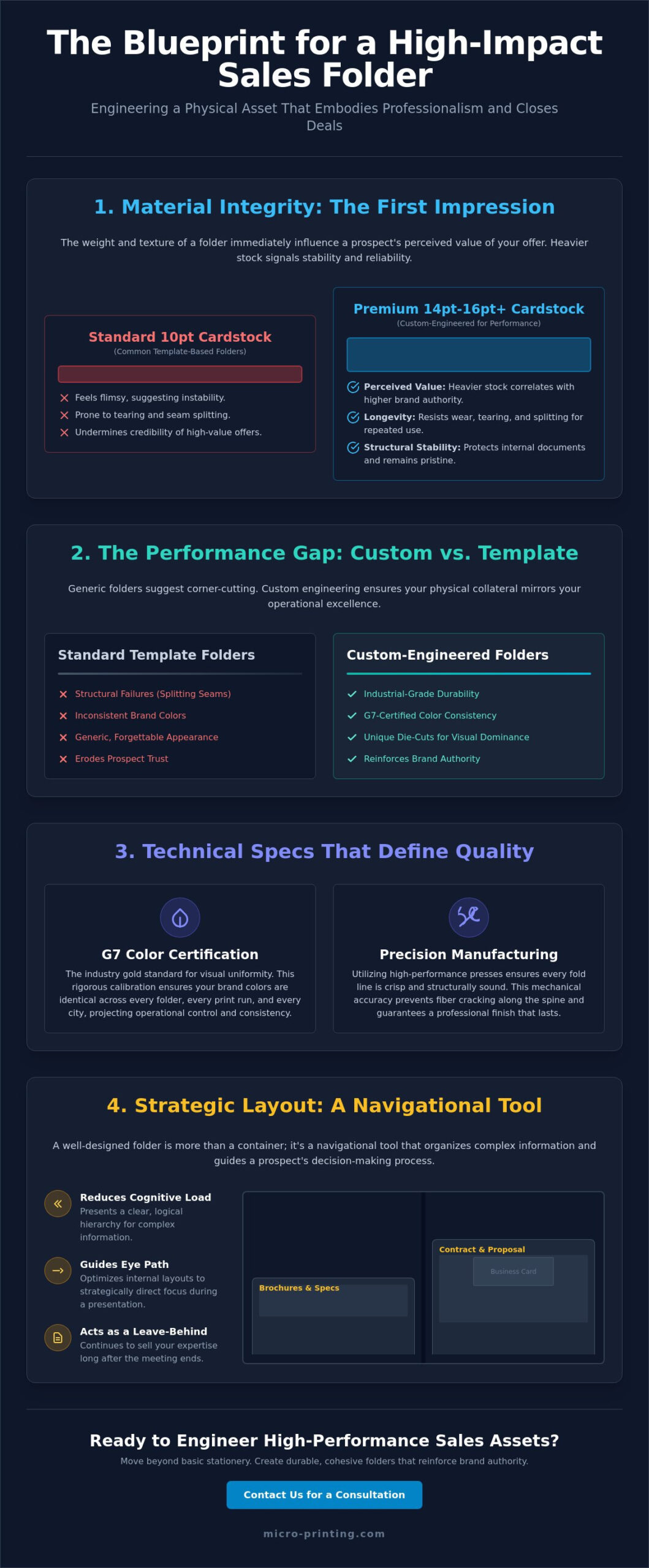 Custom Presentation Folders for Sales Teams: The 2026 Executive Guide