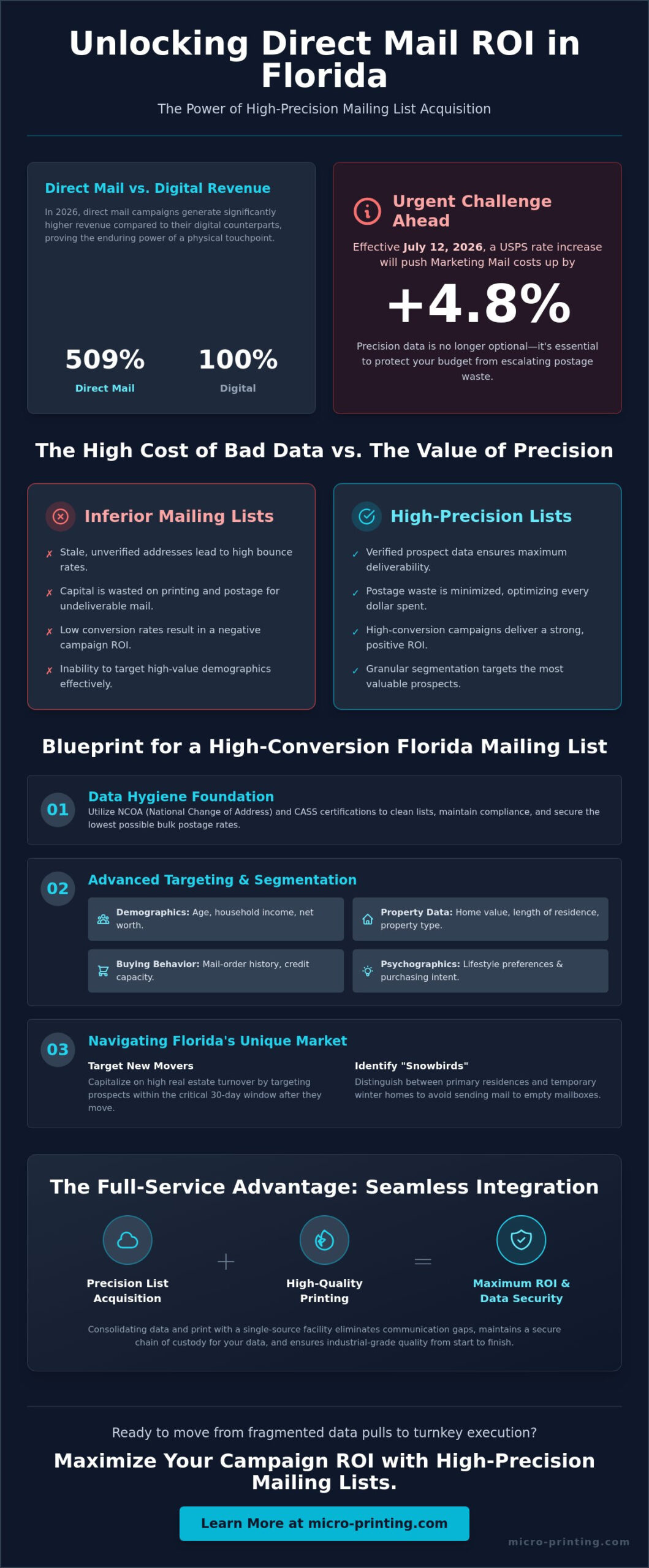 Mailing List Acquisition Services in Florida: The 2026 Direct Mail Strategy Guide